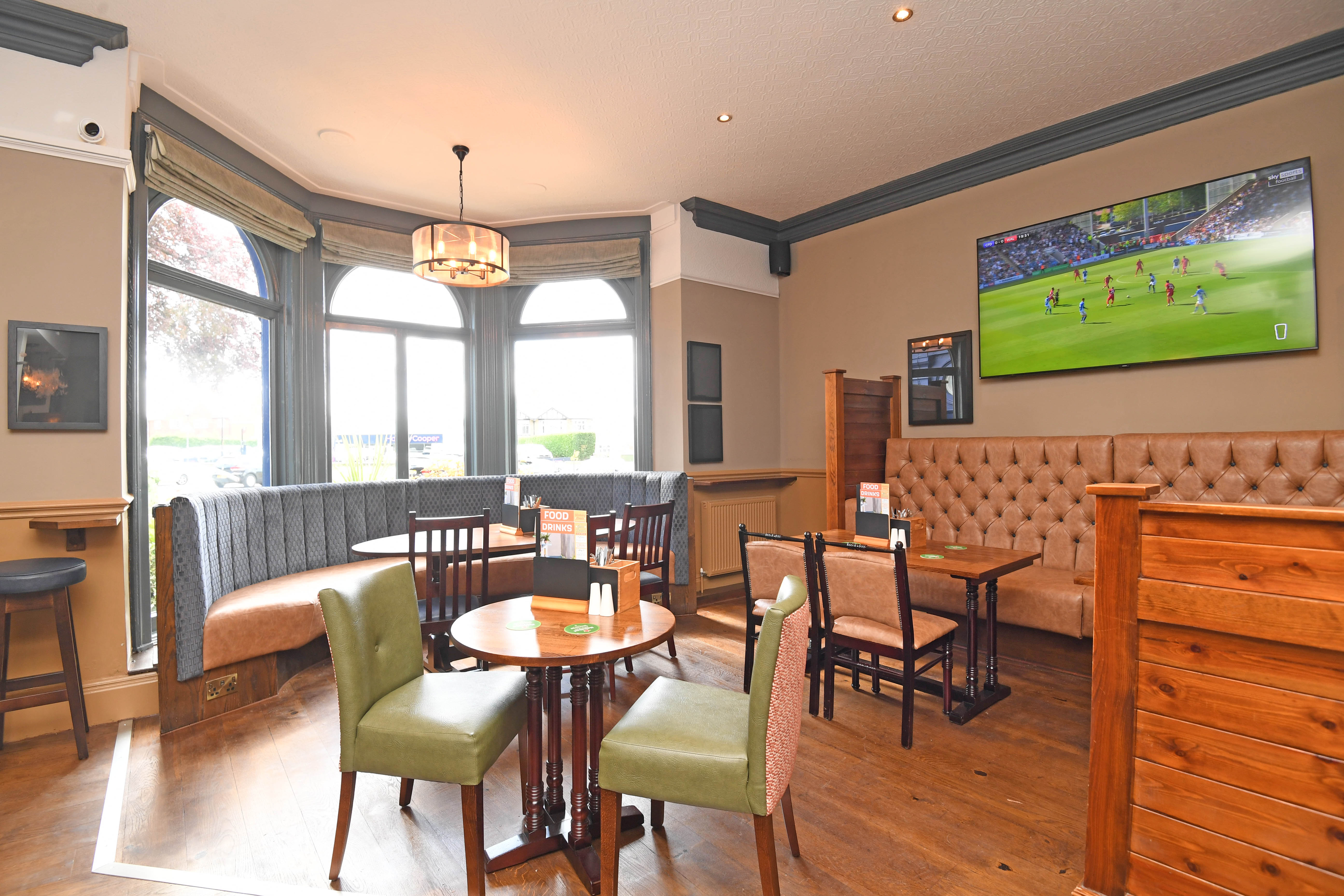 Beer garden at The South Lodge