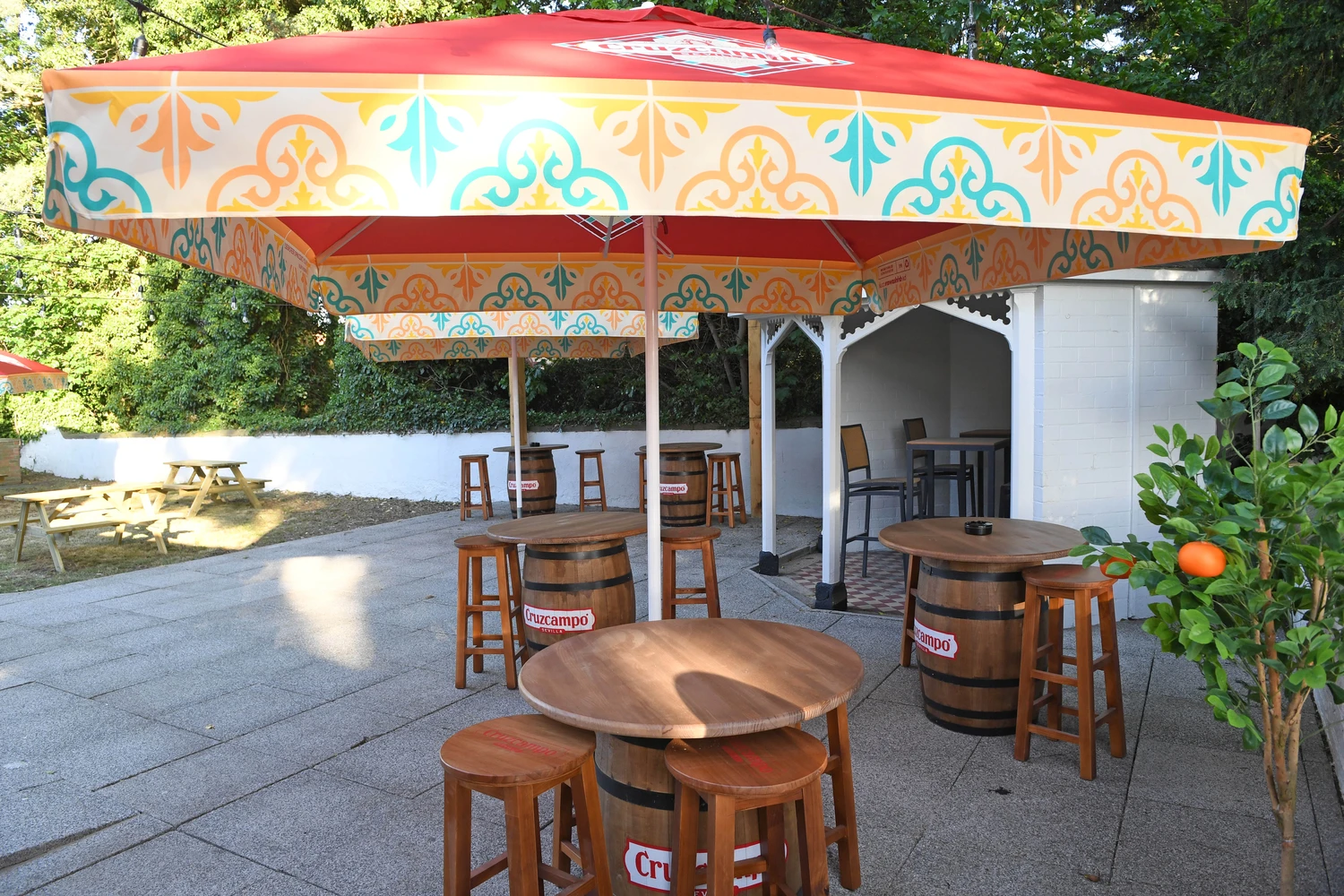 Beer Garden at The South Lodge